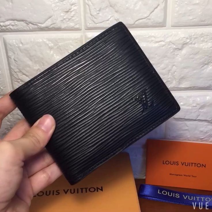Portefeuille Lv noir